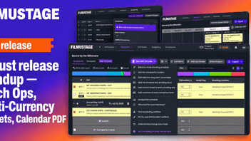 August release roundup — Batch Ops, Multi-Currency Budgets, Calendar PDF